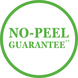 No-Peel Guarantee